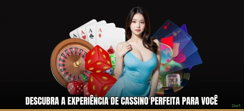 Imagem promocional do cassino online da 1bet mostrando jogos ao vivo